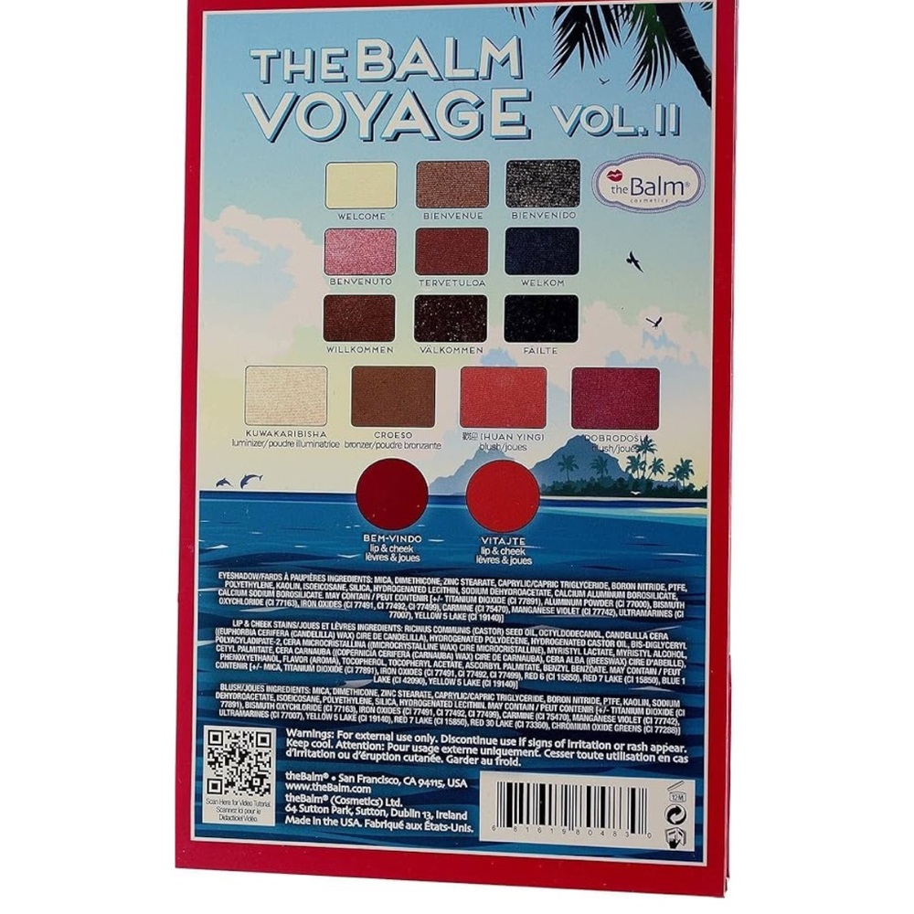 theBalm Pink and Brown Eyeshadow Palette Retro Design - Picture 2 of 5